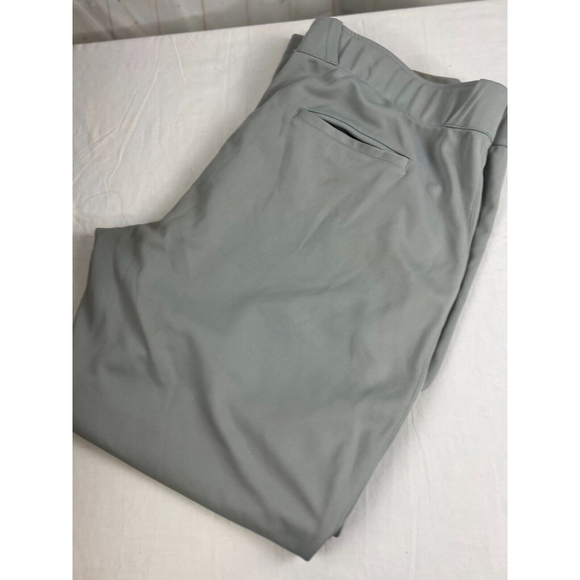 Men’s Under Armour Open Bottom Loose Fit Baseball Pants Size 3XLT Gray EUC - Picture 2 of 3
